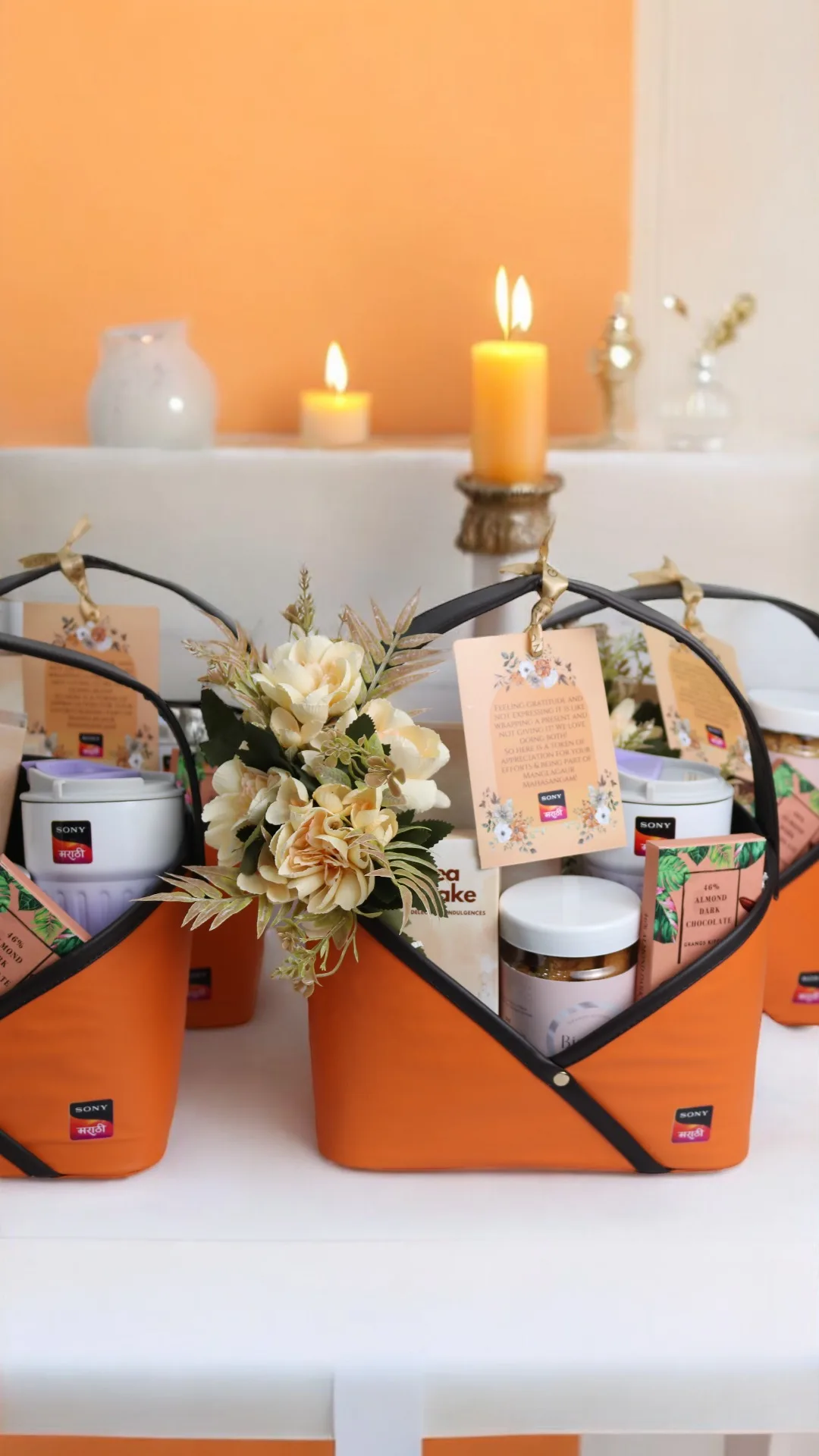 Corporate Diwali hampers prepared for a bulk company order